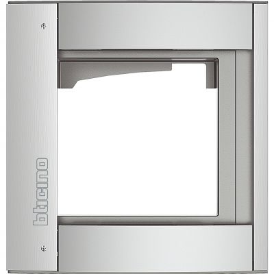 Ramka Z Uchwytem Do Paneli Sfera - 1 Moduł - Aluminium 350211 LEGRAND (350211)